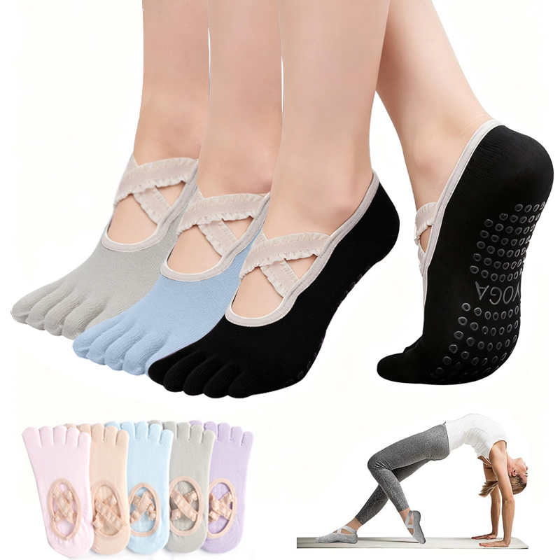 جوارب بيلاتس نسائية مضادة للان - مراجعة Medical Tape وسعره