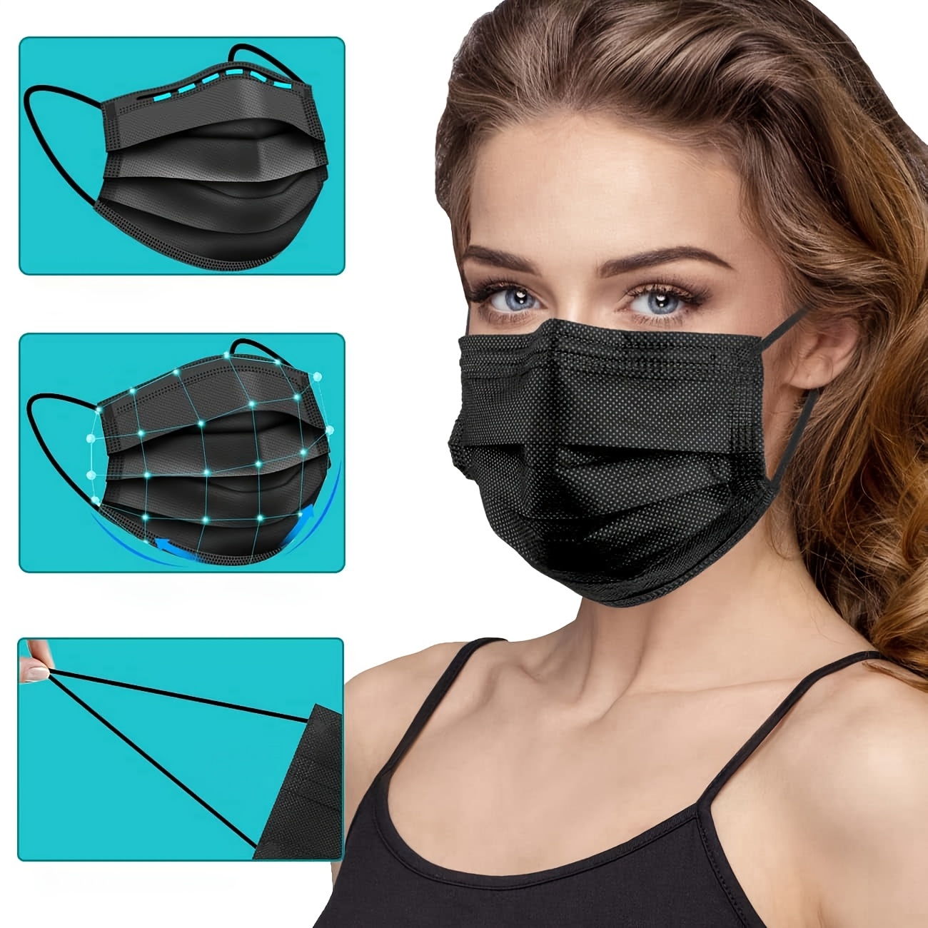 توصيل سريع! 400 قطعة من الأقنع - مراجعة Surgical Mask وسعره
